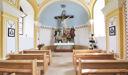 Die Besitzerfamilie Kaiser hat die Ölbergkirche wieder zugänglich gemacht.  