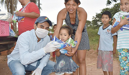 Hilfe für Bolvien, das von Corona stark gebeutelt wurde.   