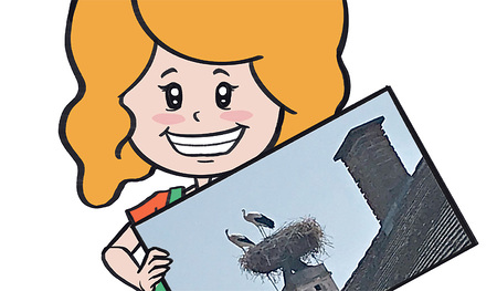 Uschi hat diese Postkarte aus dem Burgenland geschrieben und badet dort gerne im Neusiedlersee.