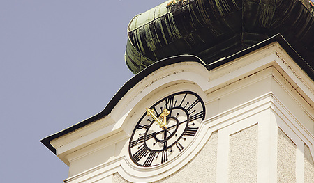 Kirchturmuhr der Stadtpfarre Urfahr   