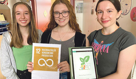 Am Schulzentrum der Kreuzschwestern in Linz arbeiteten die Schüler/innen an verschiedenen Nachhaltigkeitsprojekten. 