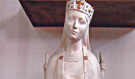 Statue der Adelhheid, 1899, Kirche in Seltz