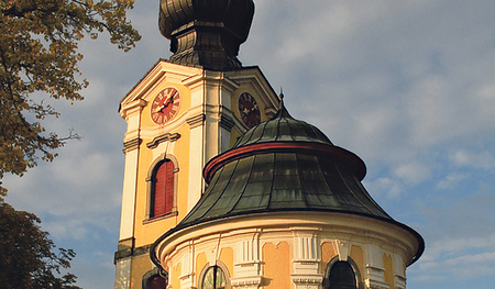 Ein barockes Juwel: die Schlosskapelle Hagenberg.   