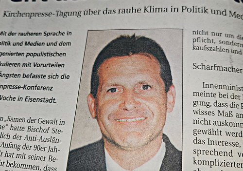 Vor 25 Jahren war der damalige Innenminister zu Gast bei der Kirchenpresse-Konferenz. 
