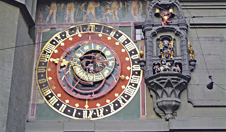 Astronomische Uhr „Zytglogge“ in Bern