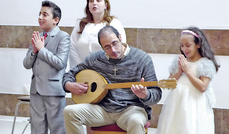 Familia Kandalaft aus Syrien. 