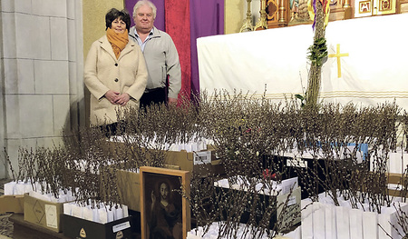 Anni und Jakob Michlmayr sind die Motoren der „Sackerl“-Aktion. 