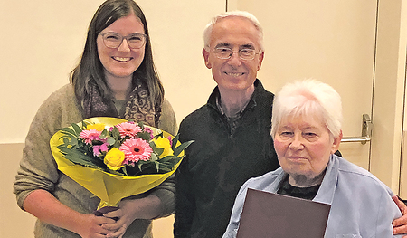 Die Pfarre Gaflenz dankt Elfriede Schwaiger und