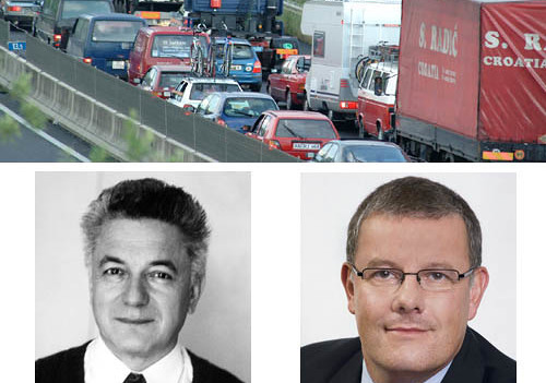 Stau auf einer Autobahn
 Autos, Automobils, Autofahrender, Autofahrerin, Auto fahren, Personenkraftwagens, Kfz, PKW, Kraftfahrzeuges, Strassenverkehr, Stra?enverkehr,   Autobahnen, Verkehrswege, mehrspuriges, Fahrspuren, Fahrrinnen, Fahrbahnen,     