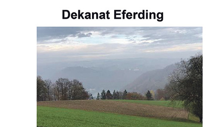 Die Titelseite der neuen Dekanats-Broschüre von Eferding, die 46 Seiten umfasst. 