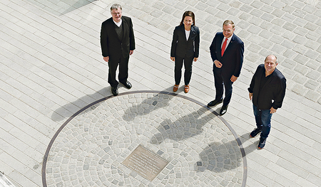 Erinnerung an die Pummerin: Metallring in Linz  