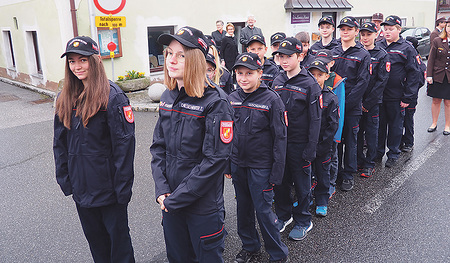 Die Feuerwehrjugend von Weitersfelden