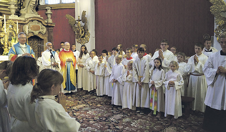 Beim Festgottesdienst durften alle Ministrant/innen ministrieren – für viele der Höhepunkt des Tages.   