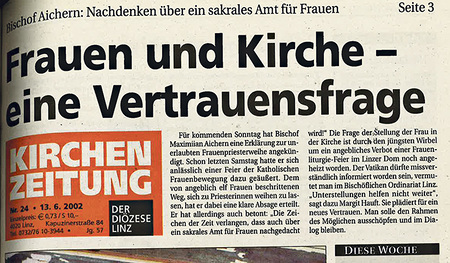 Ein Tabu damals wie heute: Frauen als römisch-katholische Priesterinnen