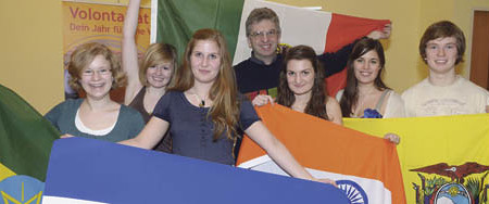 Sendungsfeier f?r Volont?re von 'Jugend Eine Welt'; P. Petrus Oberm?ller SDB, NN