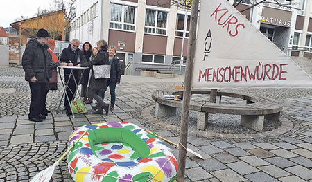 Aktion am Pfarrplatz 