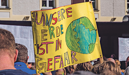 1.200 Menschen kamen zum Klimastreik in Linz.  