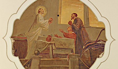 Emmaus-Darstellung in Helfenberg.