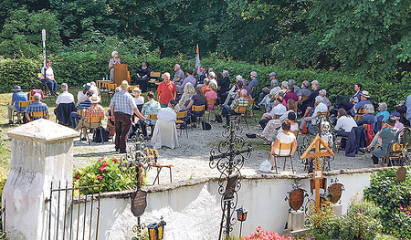 Coronabedingt fand vieles im Freien statt.