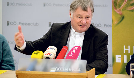 Bischof Manfred Scheuer wirbt für mehr Wertschätzung für Wissenschaft und Forschung.