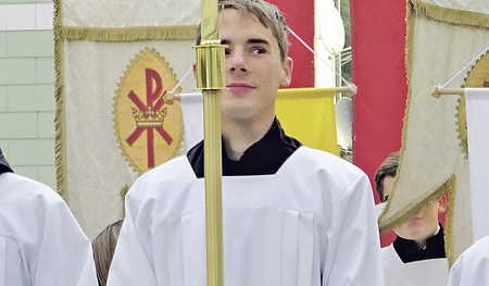 Langzeitministrant Robert Lugmayr aus Attnang    