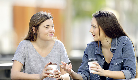 Der Wert eines gutes Gesprächs. 