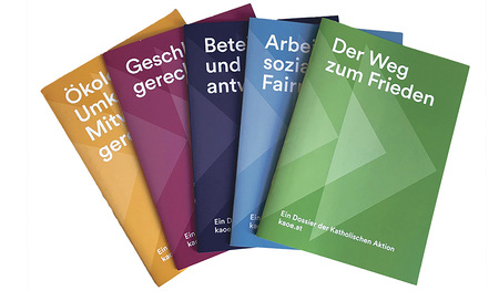 Fünf Dossiers laden zur Auseinandersetzung ein. 