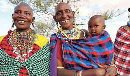 Massai-Frauen sind besonders in Bezug auf Landbesitz benachteiligt. 