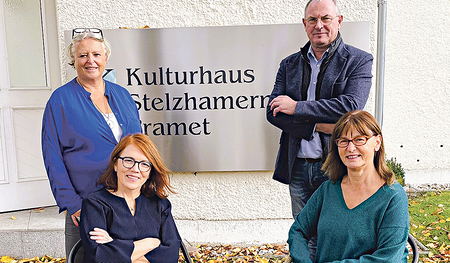 Freude über Neuzugang: Verena Traeger, Herta Gurtner (vorne), Marianne Gogg und Walter Zauner.    