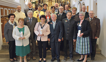 Die „goldenen“ Ehejubilare von Peuerbach  