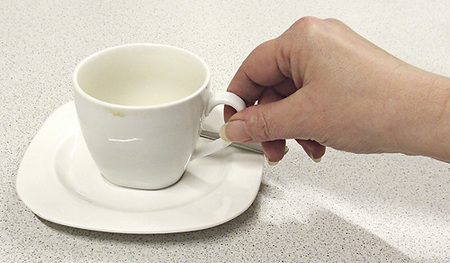 Die Tasse ist leer getrunken. Die Sorgen der Mutter aus der Seele gesprochen.