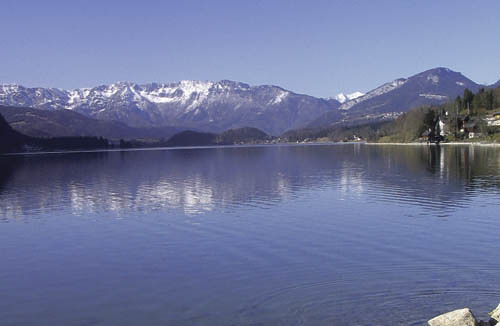 Hallst?ttersee, Goisern, Kur von Elisabeth, Besuch bei Familie Weidenholzer, Wanderung am Ostufer, See