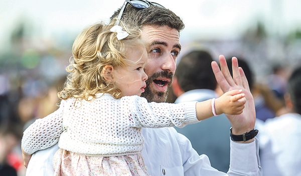 Am 9. Juni ist Vatertag. 