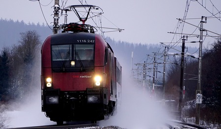 Zugfahren ist nachhaltiger als motorisierter Individualverkehr.