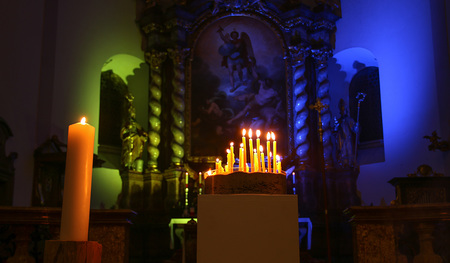 In der Stiftspfarre Reichersberg beteten am 27.2. an die 50 Menschen um den Frieden in der Ukraine und in der ganzen Welt.