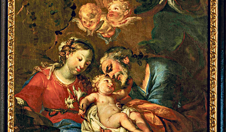 Die „Heilige Familie“ ist das kostbarste Stück der Pfarrkirche Waldhausen.    