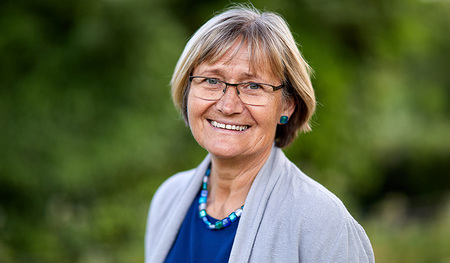 Eine der Redner/innen gegen den 'Burschentag': Anna Wall-Strasser