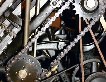 Betriebsbesuch Druckerei, Landesverlag Druckservice GesmbHDruck Museum, Geschichte des ZeitungsdrucksZahnr?der, Maschine