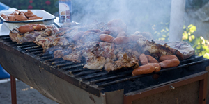 Fleisch am Griller - to barbecue