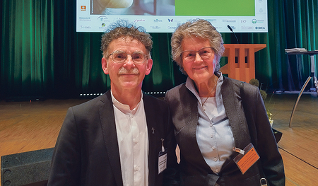 Pfarrer Heinz Purrer und Sr. Lea Ackermann; mehr zu ihrem Leben und Werk siehe Seite 13 