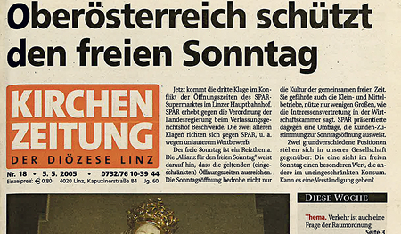 Vor 20 Jahren: Spar-Filiale im Linzer Bahnhof musste sonntags zubleiben.   