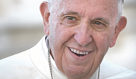 Seit zehn Jahren im Amt: Papst Franziskus.