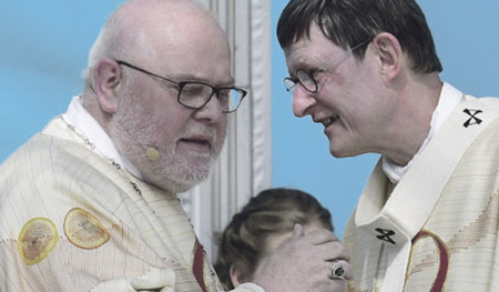 Uneinigkeit über den synodalen Weg: die Kardinäle Reinhard Marx und Rainer Wölki.  
