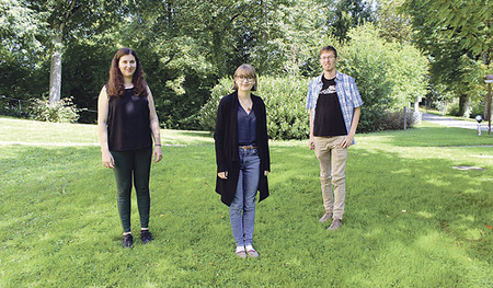 Vorsitzenden-Trio der kj oö: Sarah Neunhäuserer, Magdalena Lorenz, Christian Breitwieser (v.l.n.r.)  