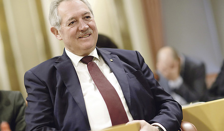 KommR Viktor Sigl bei der Verabschiedung   