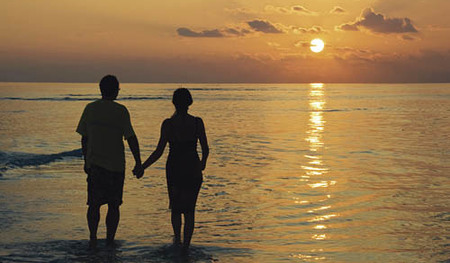 Sonnenuntergang am Meer [ (c) www.BilderBox.com, Erwin Wodicka, Siedlerzeile 3, A-4062 Thening, Tel. + 43 676 5103678.Verwendung nur gegen HONORAR, BELEG, URHEBERVERMERK nach AGBs auf bilderbox.com]