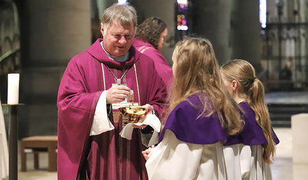Bischof Manfred Scheuer beim Dankgottesdienst