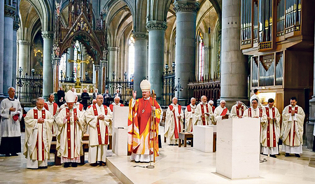 Die Feier der Priesterjubilare (Bild aus dem Jahr 2023).  