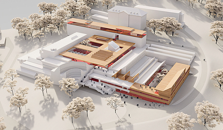 Auf der Visualisierung rechts sind die Erweiterungen in Farbe ausgeführt.