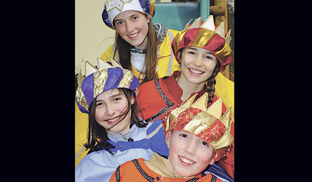 Die Sternsingerkinder bringen den Duft der Hoffnung ins Haus.   